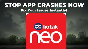 Fix Kotak Neo App Crashing Issue on Android I 100% Working Solution