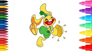 How To Draw Bunzo Bunny Poppy Playtime Ch.2 Draw & Color