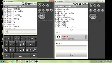Device To Device Or Mobile To Mobile Messaging Using Google Cloud Messaging (GCM)