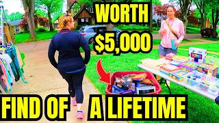 UNBELIEVABLE ONCE-IN-A-LIFETIME FIND AT COMMUNITY YARD SALE!