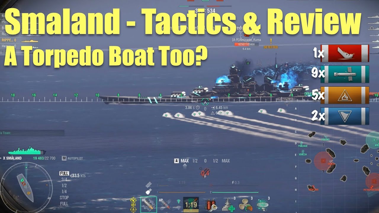 Smaland a Torpedo boat too? | Full Gunboat Build | World of Warships