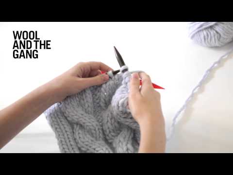 Video: How To Knit In Coarse Knit