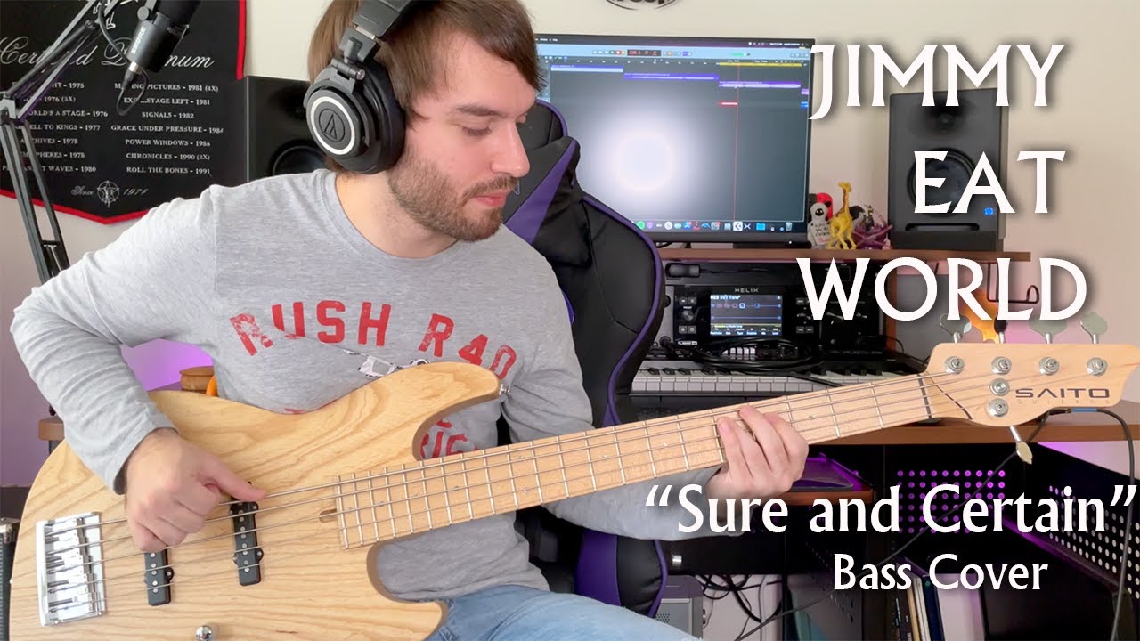 Jimmy Eat World - Sure and Certain - Bass Cover