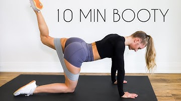 10 min RESISTANCE BAND BOOTY At Home Workout