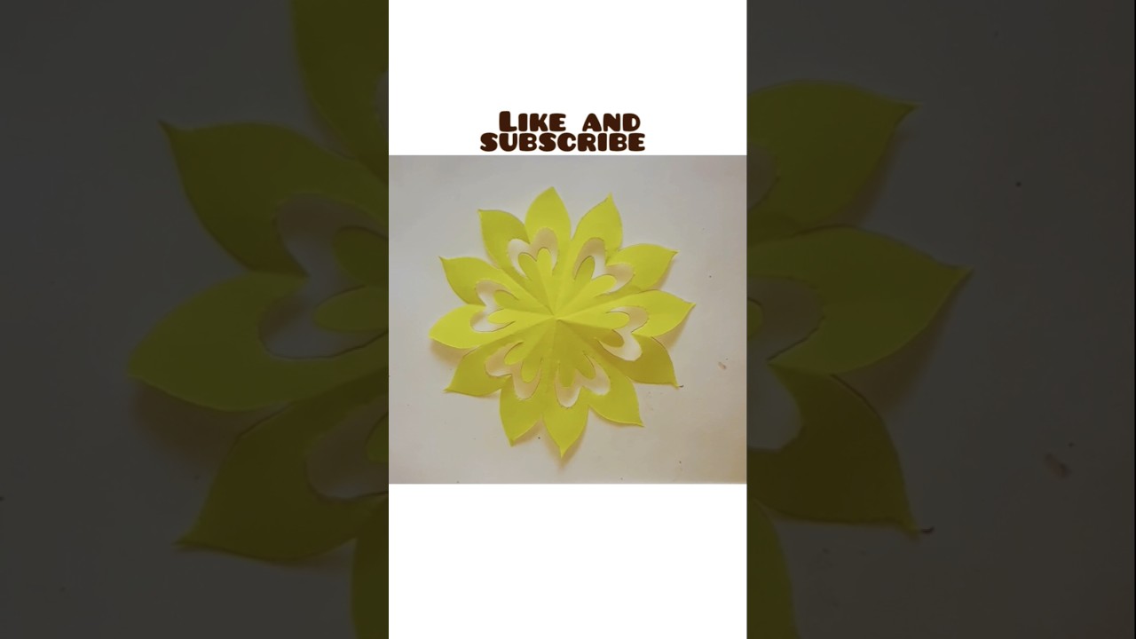 easy paper cutting design 