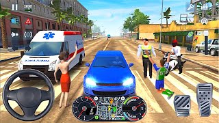 VW GOLF TAXI MODE - 긴급 구급차 구조 게임 플레이 - Taxi Sim 2020 Android IOS screenshot 5