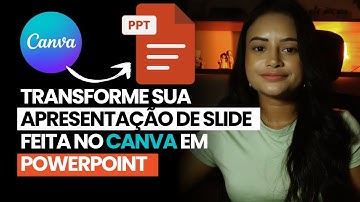 Como exportar Apresentação feita no Canva em PowerPoint | Atualizado 2025