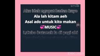🌹UNTUNG BADAN🌹 Lagu Kerinci ~ KARAOKE DUET ~ Tanpa vokal Cewek #