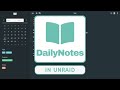 Einfaches Notiz-System mit DailyNotes - Unraid Tutorial | Easy Tec