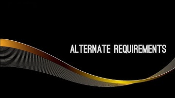 CATS ATPL Operational Procedures - Alternate Requirements