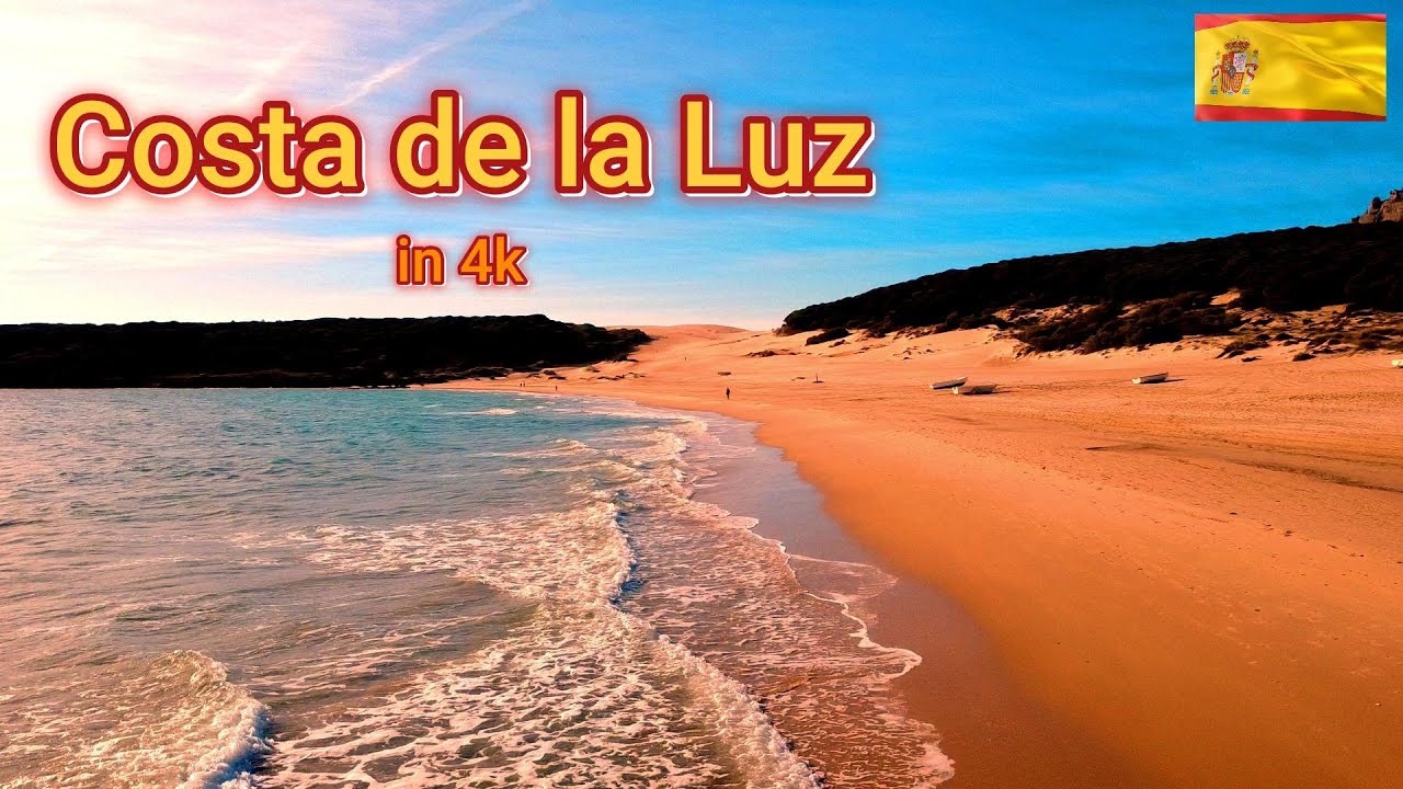 Flying over Costa de la Luz in Andalusia, Spain 🇪🇸 [Aerial/Drone/4K]