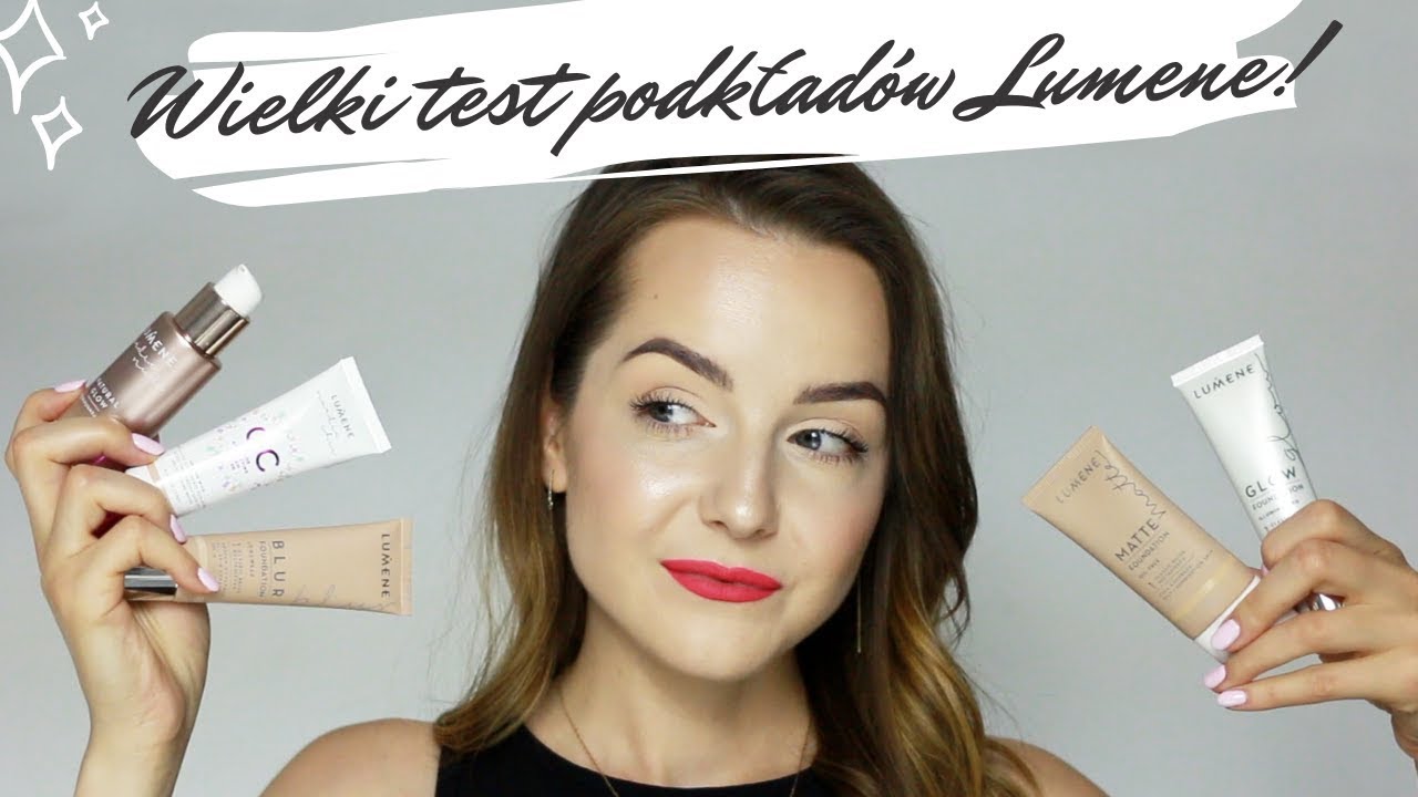 😲TESTUJĘ WSZYSTKIE PODKŁADY LUMENE KTÓRY WARTO WYBRAĆ? Milena