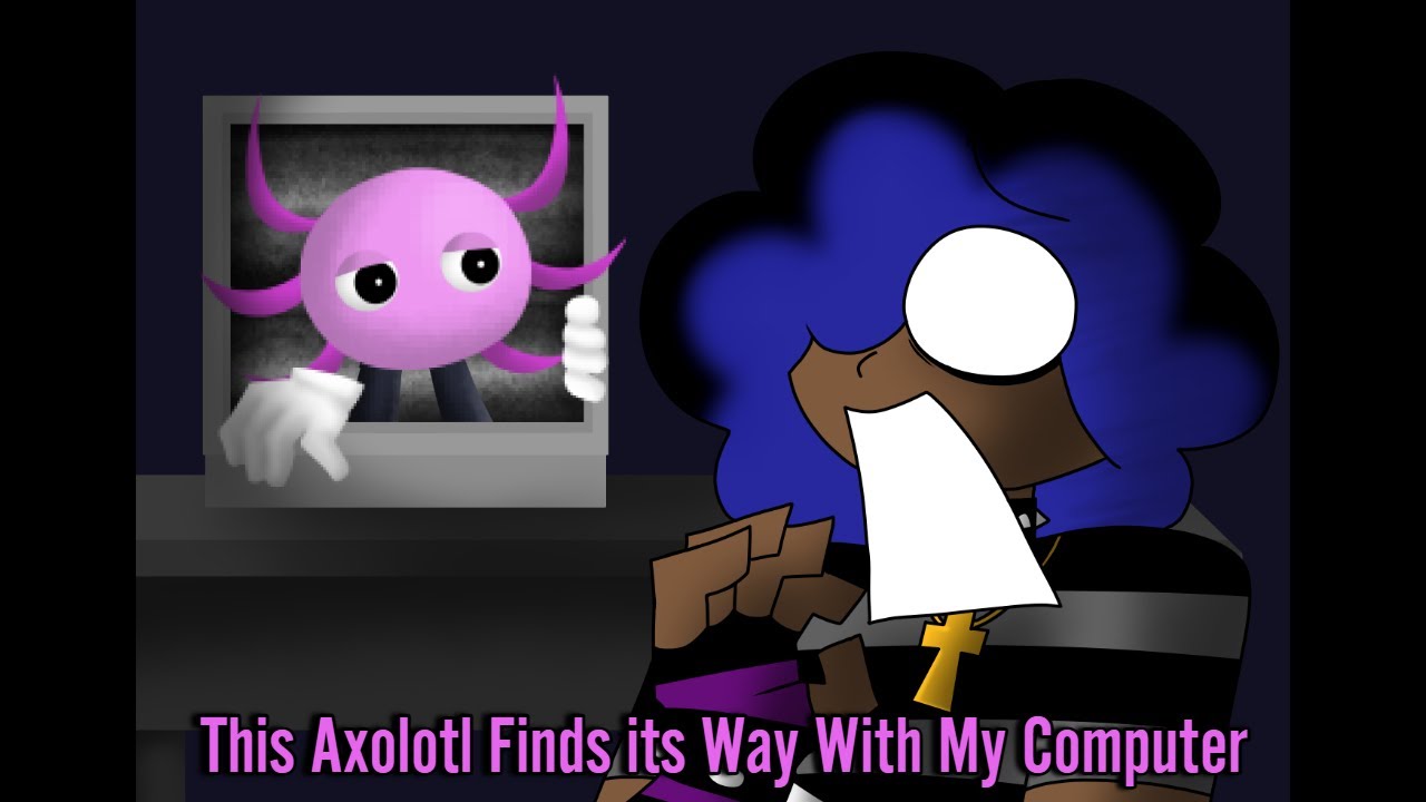 This Axolotl Finds Its Way With My Computer (KINITOPET) - YouTube