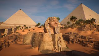 Virtual ride between the pryramids | 4K | 🐎