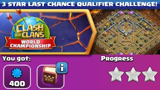 Easily 3 Star Last Chance Qualifier Challenge | Clash of Clans