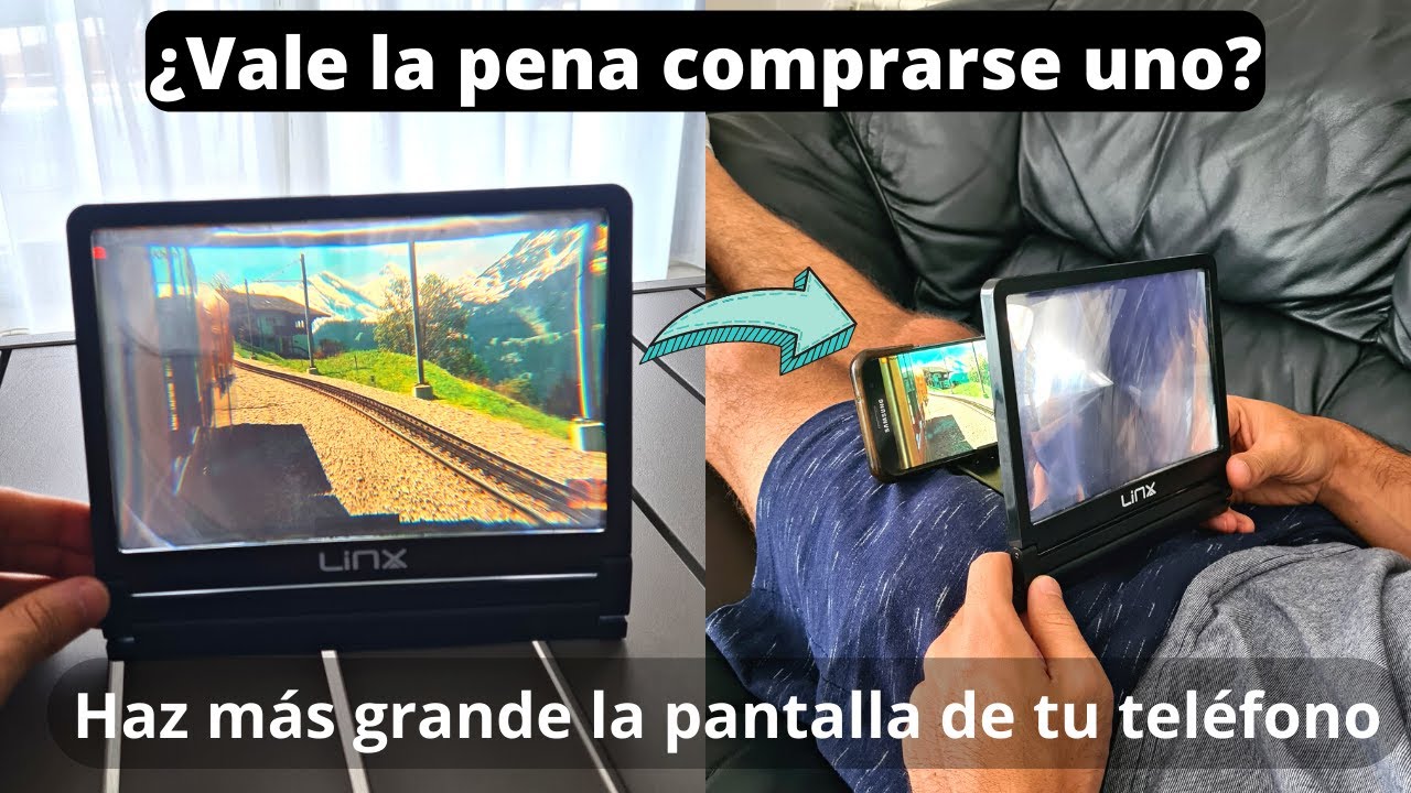 Amplificador de Pantalla para Teléfonos ¿Merece la pena ver la pantalla  así? 