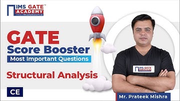 L1 GATE Score Booster |GATE 2024| Structural Analysis for GATE & PSU