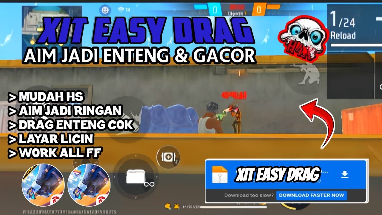 FILE XIT EASY DRAG FREE | DRAG AUTO ENTENG DAN AUTO HEADSHOT⁉️ANTI BAN #freefire #modmenufreefire FILE XIT EASY DRAG FREE | DRAG AUTO ENTENG DAN AUTO HEADSHOT⁉️ANTI BAN #freefire #modmenufreefire