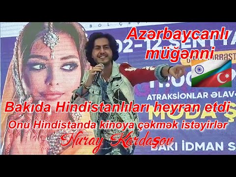 Bakida Hind mahnilari ile ses salan mugenni Nuray Kardashov Hindistan sergisinde hamini eylendirdi