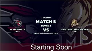 NECC Valorant Week 2: WCU vs Southwest Minnesota State University (SMSU Mustangs Brown)