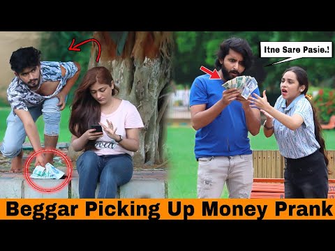 Beggar Picking Up Money With A Twist Prank - Part 3 @OverDose_TV_Official