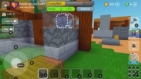 Block Craft 3D Stone Hut