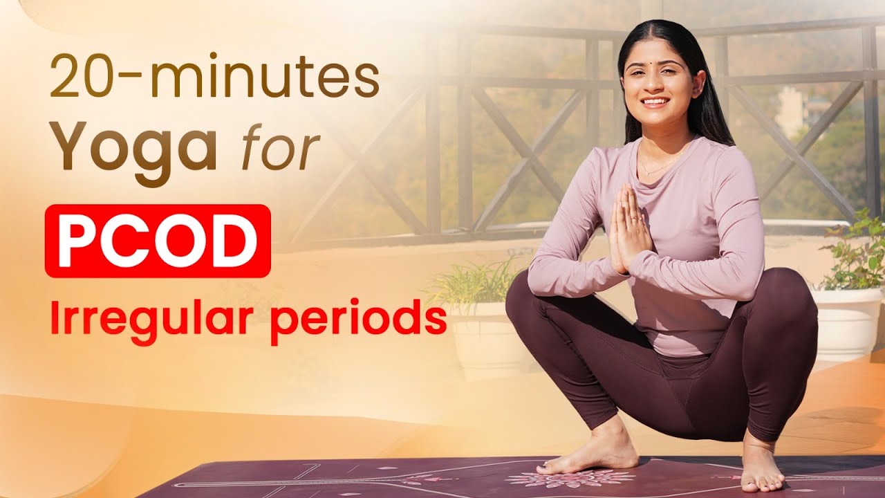 20 min Yoga for PCOD | Yoga for Hormonal Imbalance & Irregular Periods | Daily Routine