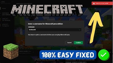How to fix minecraft failed to create profile
