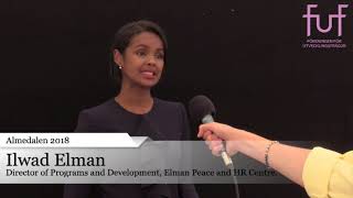 Almedalen 2018 - Ilwad Elman Elman Peace And Human Rights Center In Mogadishu