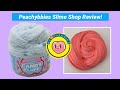 Peachybbies slime shop unboxing and review