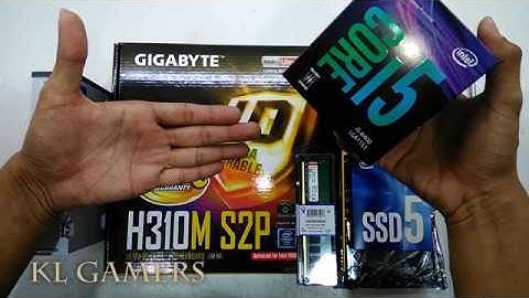 intel Core i5 8400 GIGABYTE H310M S2P 8GB RAM intel SSD 5 Fast Office Desktop Build 2019