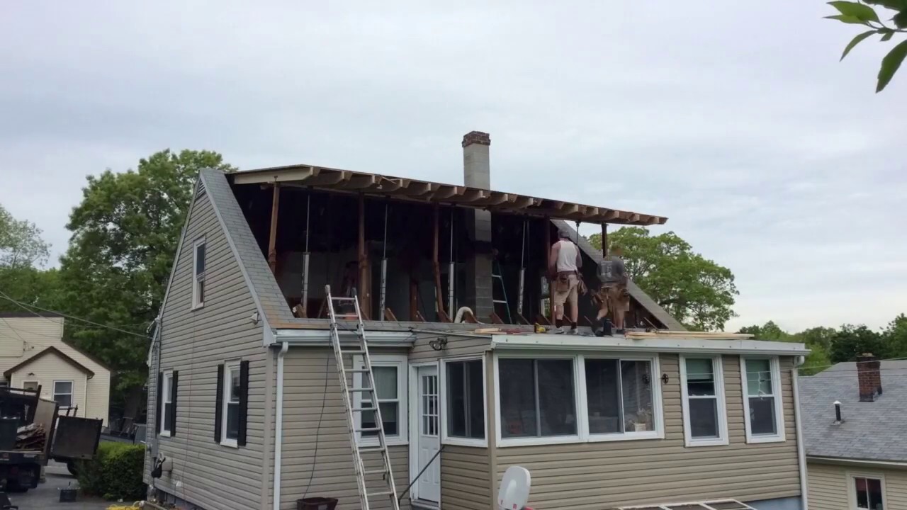 Shed Dormer Lift - YouTube