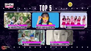 170719 Red Velvet  #1 on Show Champion this week and acceptance speech  #RedFlavor1stWin
