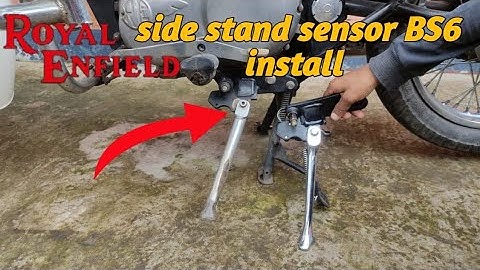 Royal Enfield Sensor Side Stand Installation