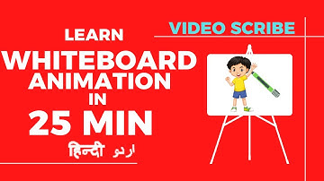 #fullcourse | Sparkol Video Scribe Whiteboard Animation Creation Software Tutorial | Urdu Hindi