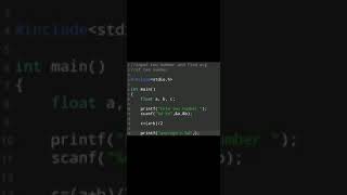 #29| Programming Language Tutorial Video | C Language Exercise 30 #shorts #coding