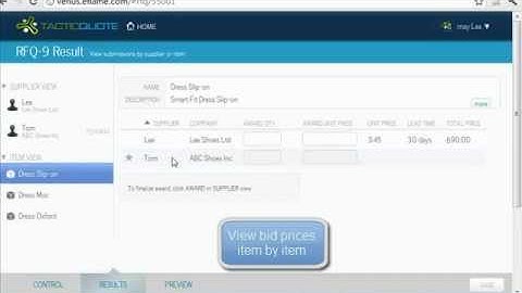 Buyer create RFQ in TacticQuote for FREE