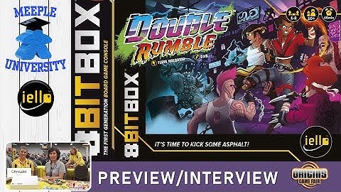 8Bit Box Double Rumble Board Game – Overview and Interview at Origins 2019