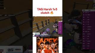 TAG Harsh 1v3 Clutch 🥶 #jonathangaming #tagontop