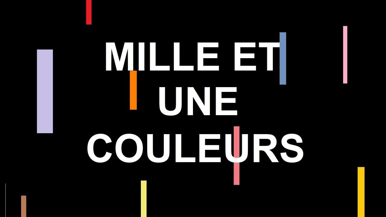 Les mille et une couleurs du fil invisible