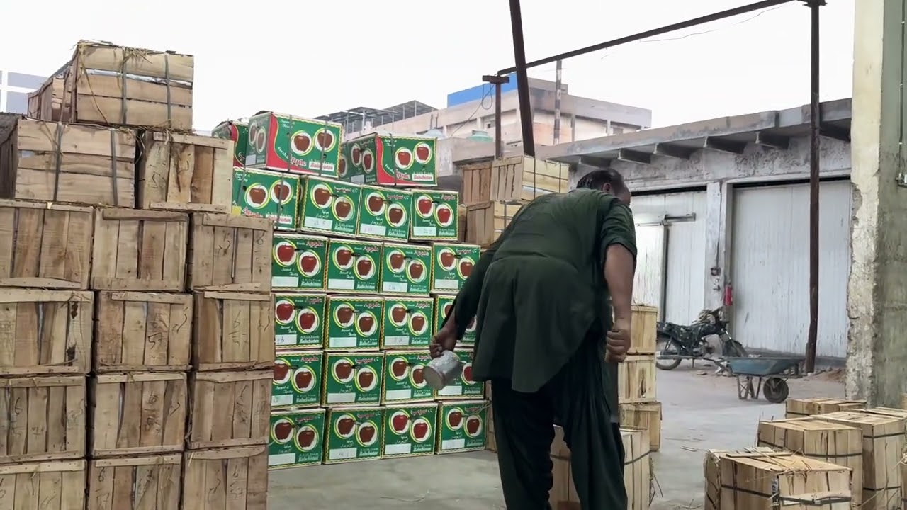 Apple Out New Frout Mandi Karachi Apple cold storage: Keep apples fresh for months