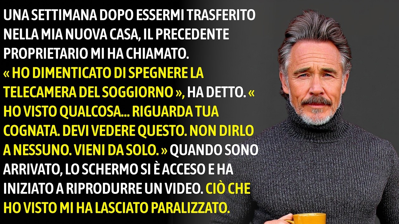 Una Settimana Dopo Il Trasloco L’Ex Proprietario Ha Chiamato: « La Telecamera In Salotto… »