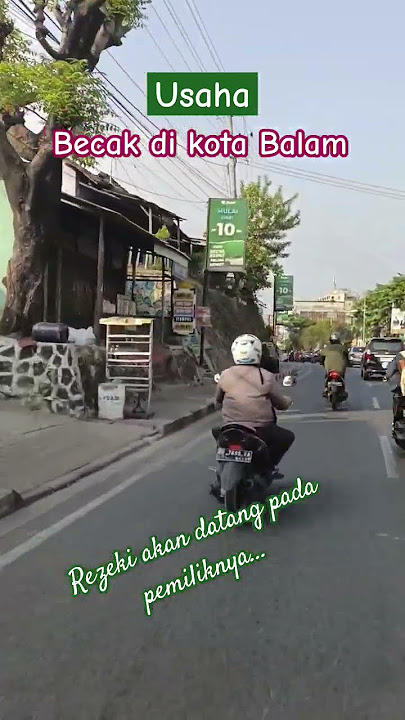 Nasib Tukang becak di kota#usaha #kerjakeras