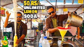 Ajmer Most Popular Dilbahar Soda Ka Unlimited Flying Rocket Lemon Soda Rs. 50/- Only l Ajmer Food