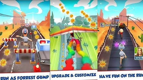 Run Forrest Run 🏃 Running game video Android #3d gameplay run