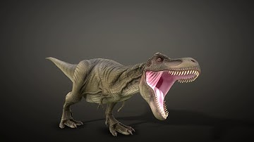 T-Rex Character Rig and Animations