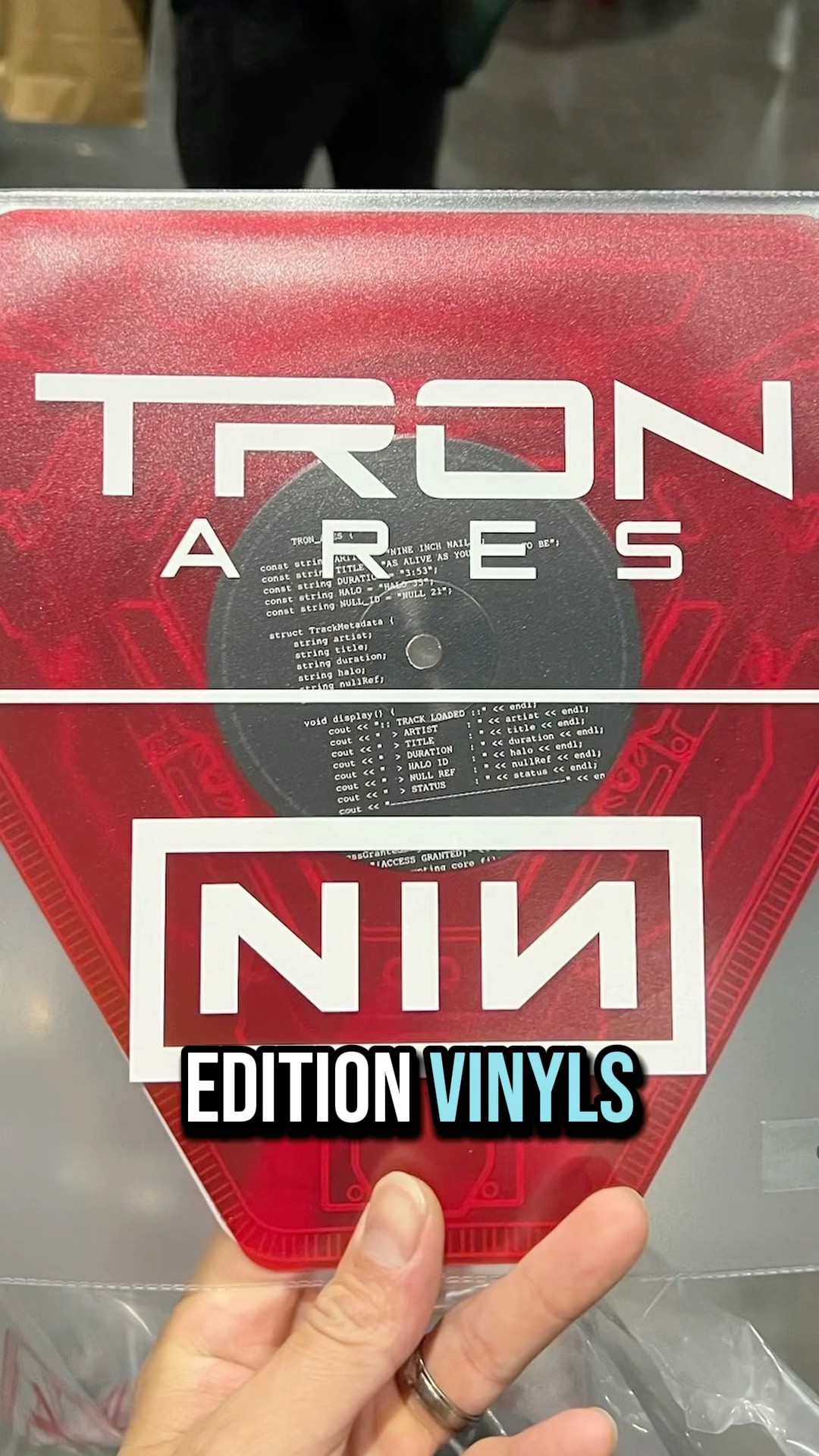 Limited edition Tron Vinyls! #sdcc2025 #tronares #nin - YouTube