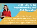 Stratuslive 365 digital marketing with clickdimensions