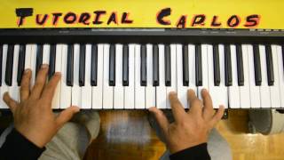 Video thumbnail of "Mi iglesia Rene Gonzales 1 - Tutorial Piano Carlos"