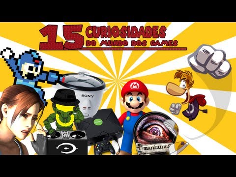 15 Curiosidades do Mundo dos Games que não vão mudar sua vida em 2 minutos!! #1